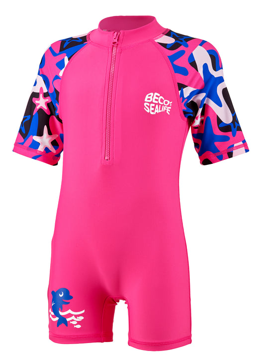 BECO SEALIFE Kinder Badeanzug Schwimmanzug Einteiler UV 50+ Shorty Gr. 80 - 158
