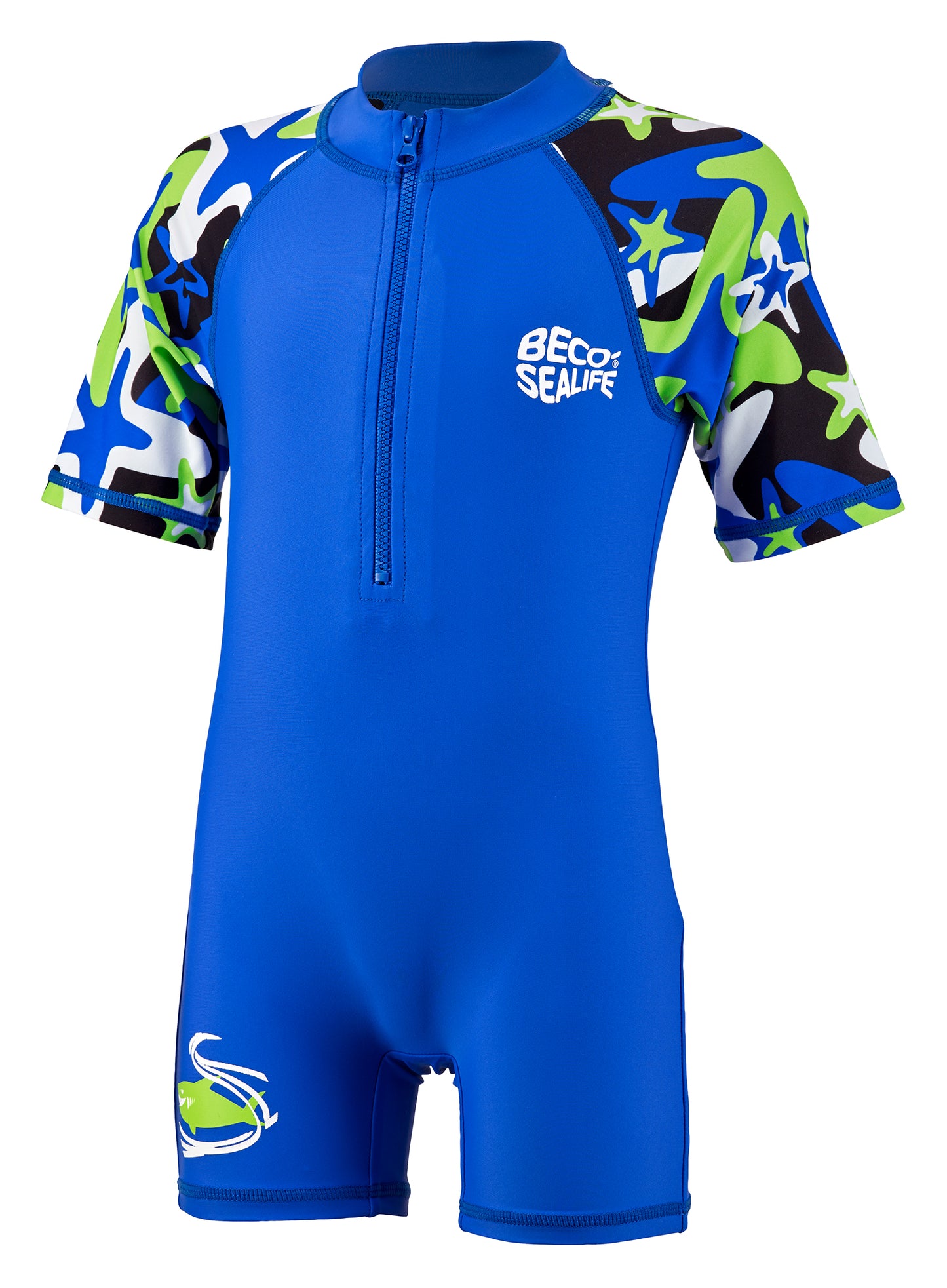 BECO SEALIFE Kinder Badeanzug Schwimmanzug Einteiler UV 50+ Shorty Gr. 80 - 158