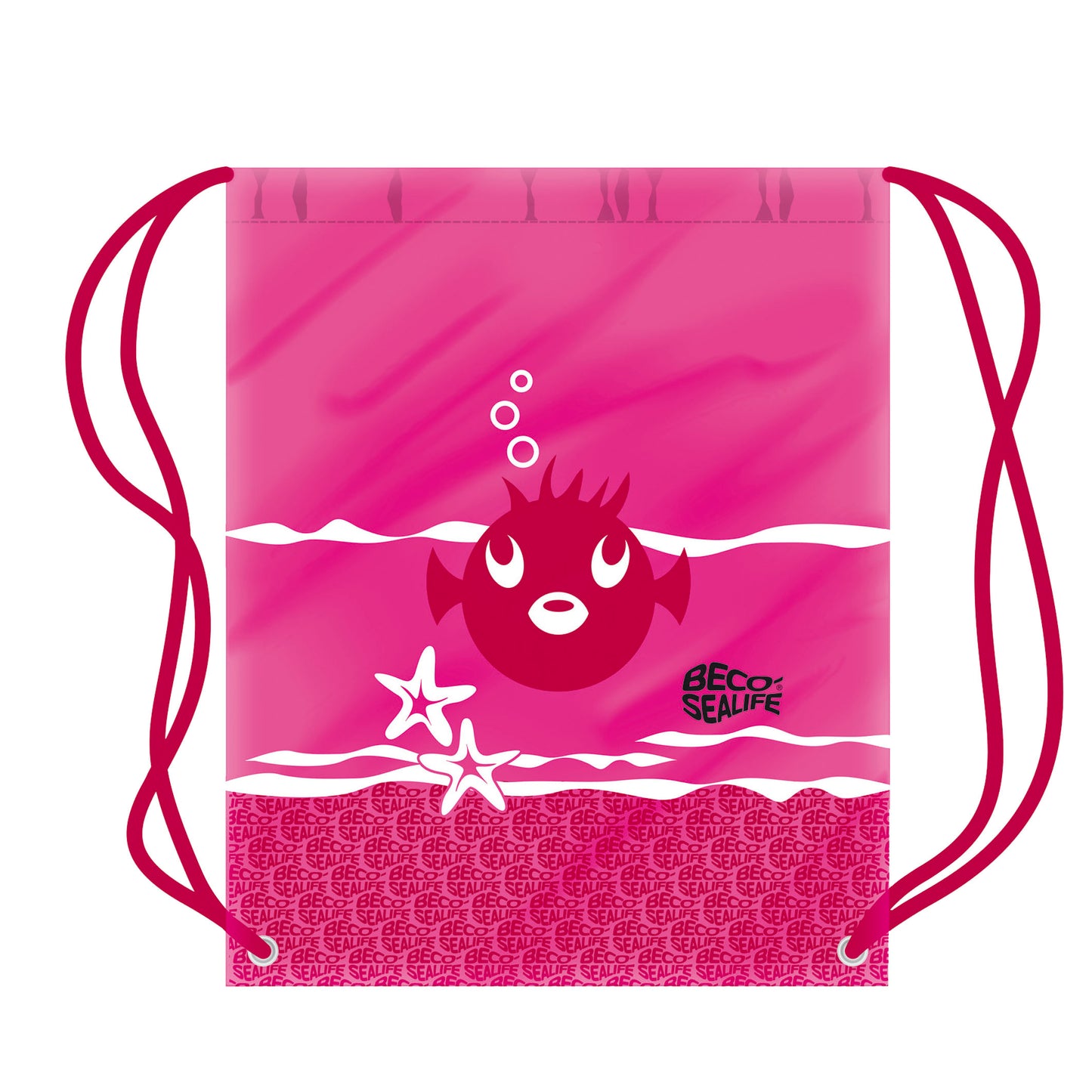 BECO SEALIFE Kinder Schwimmbeutel Tasche pink / blau