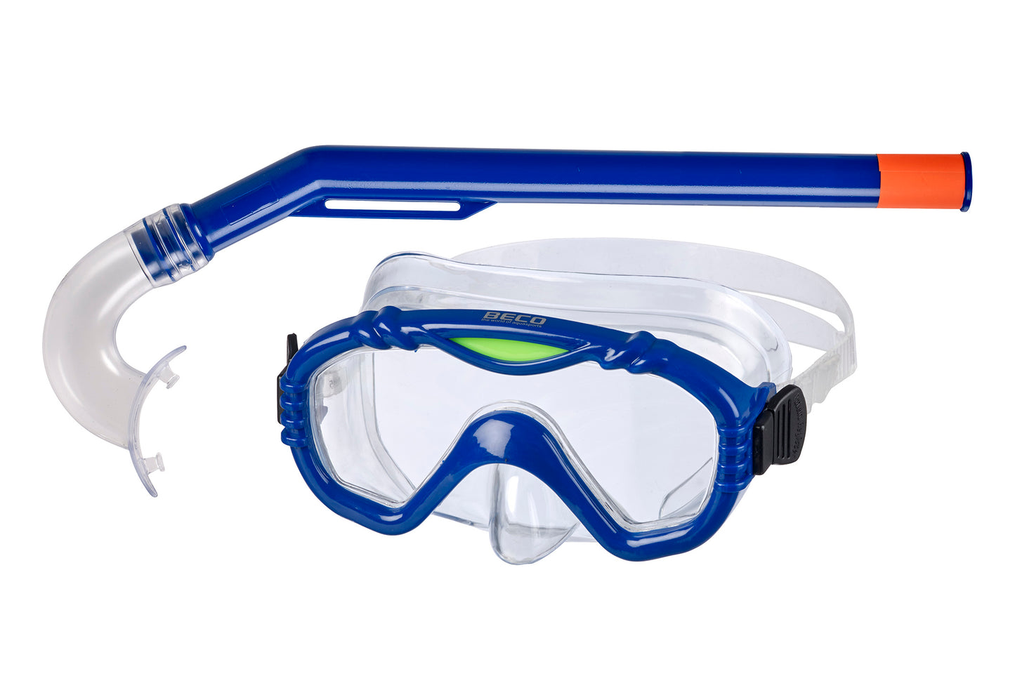 BECO SEALIFE Kinder Schnorchel-Set Tauchermaske Taucherbrille 4+ marine / grün