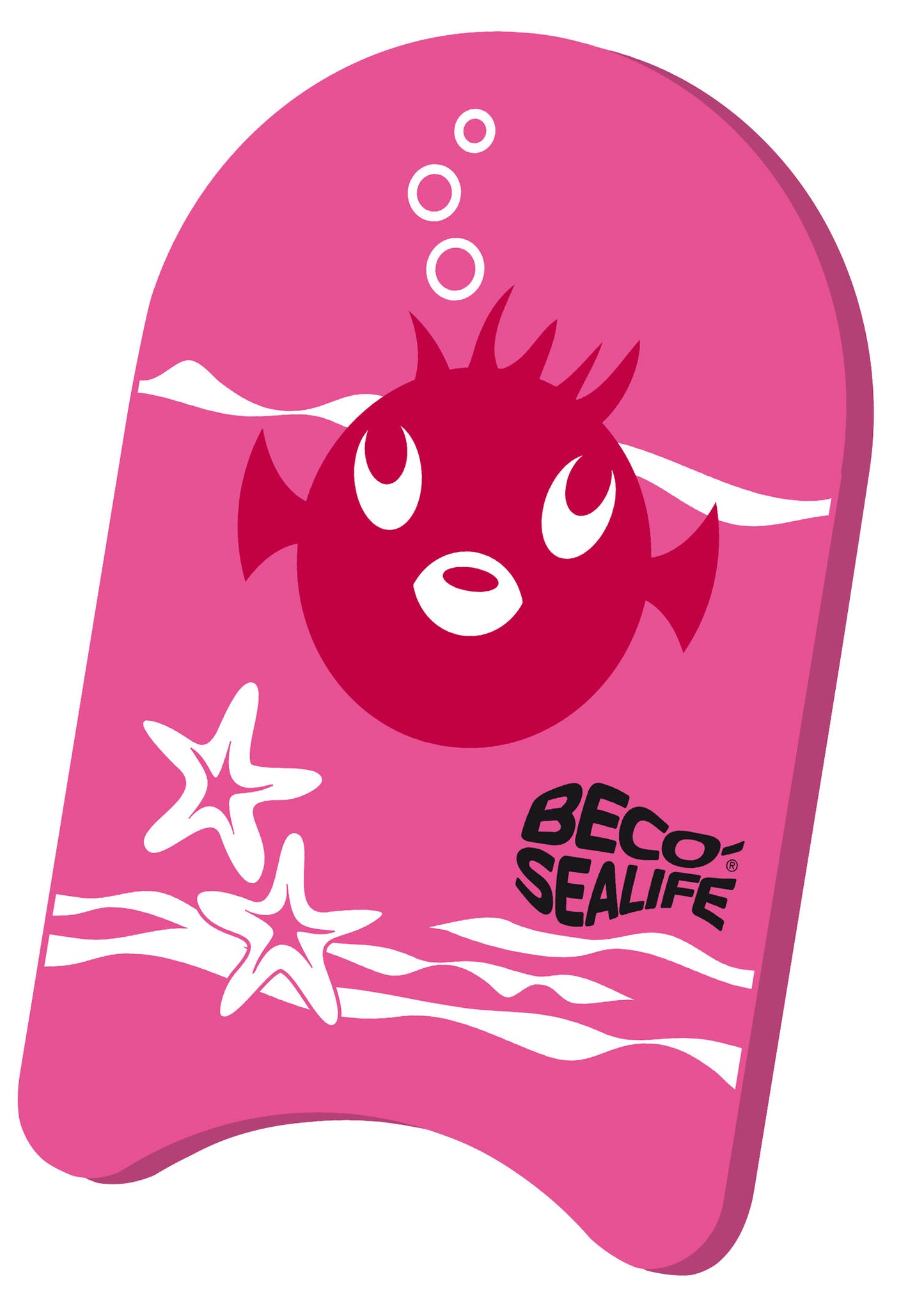 BECO SEALIFE Kinder Kick Board Schwimmbrett Wasserbrett pink / blau
