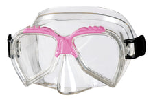 Lade das Bild in den Galerie-Viewer, BECO Kinder Tauchermaske Taucherbrille Ari 4+ pink / blau
