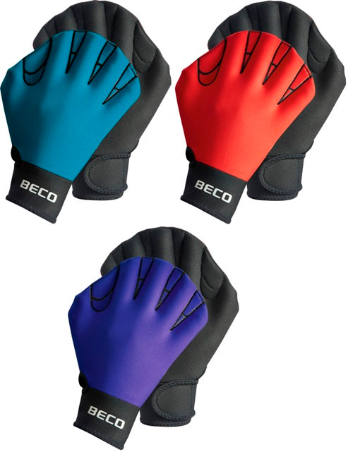 BECO Aqua-Handschuhe neopren offen / geschlossen AquaTraining Fitness S / M / L