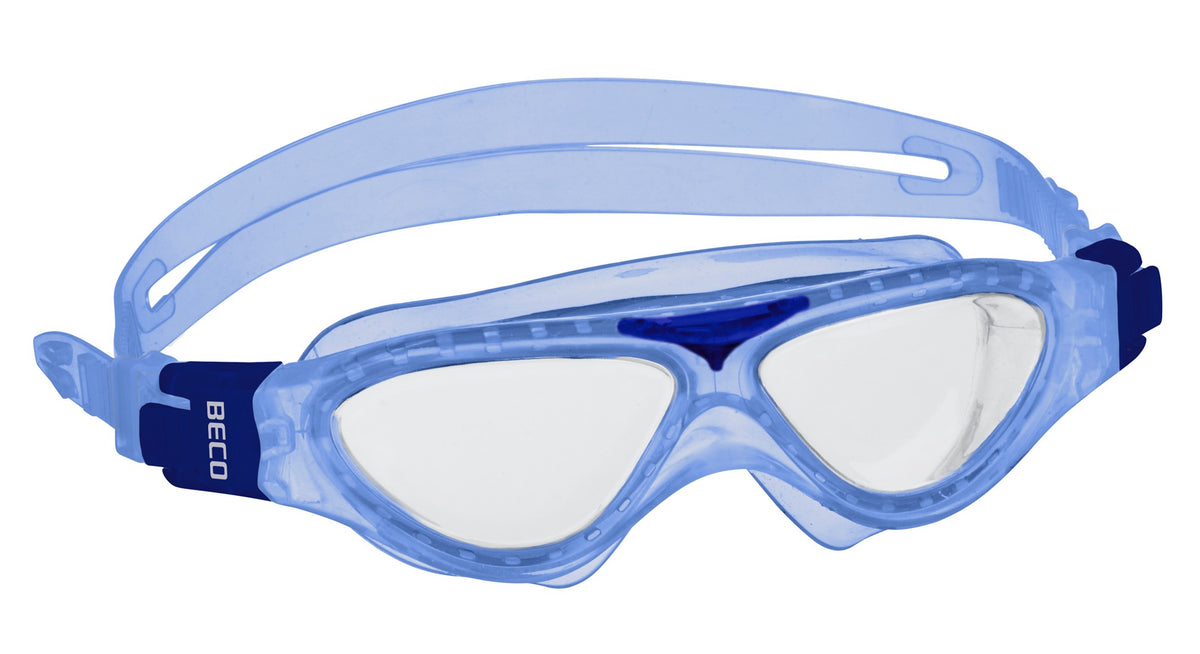 BECO Kinder-Schwimmbrille Toulon 8+ pink / blau / transparent