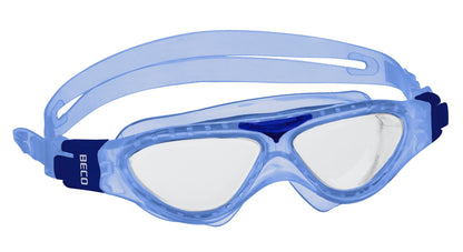 BECO Kinder-Schwimmbrille Toulon 8+ pink / blau / transparent