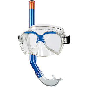 BECO Kinder Schnorchel-Set Tauchermaske Taucherbrille Ari 4+ pink / blau