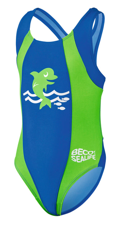 BECO SEALIFE Mädchen Kinder Badeanzug Schwimmanzug Einteiler Größe 80-128 UV50+