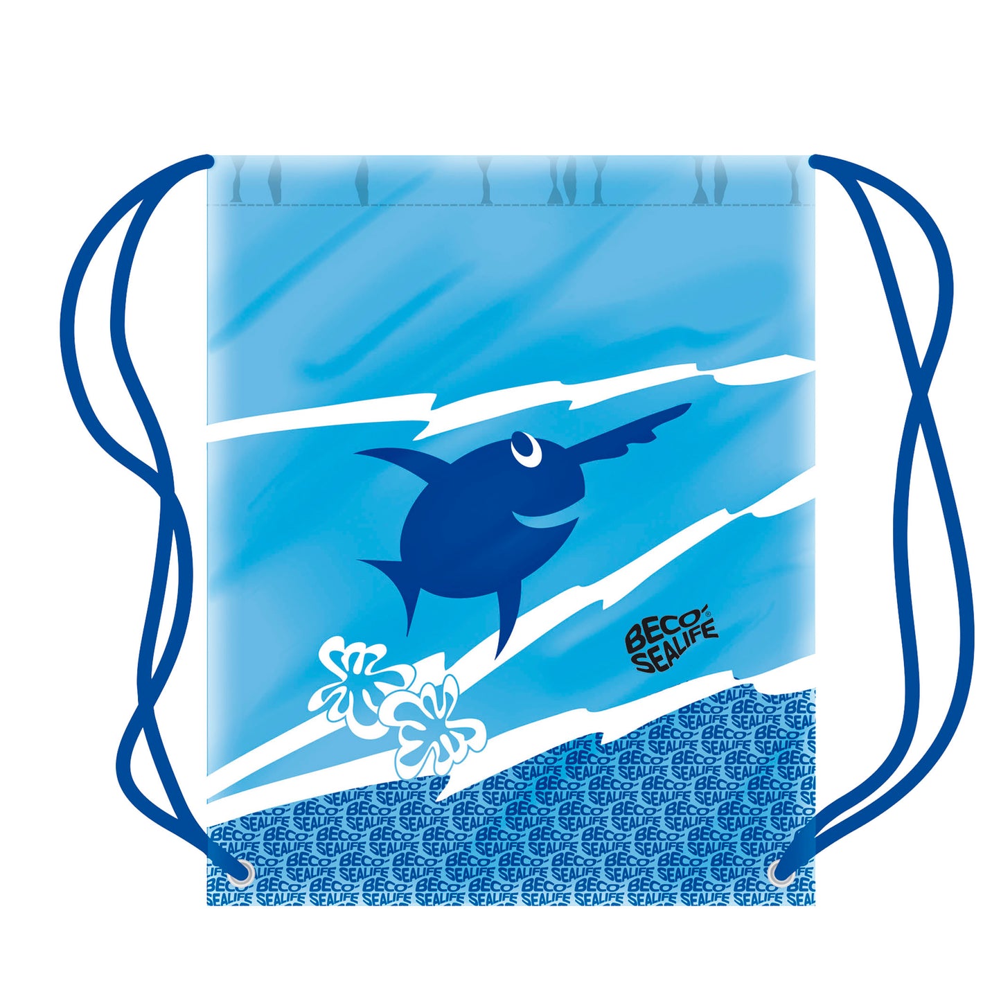 BECO SEALIFE Kinder Schwimmbeutel Tasche pink / blau