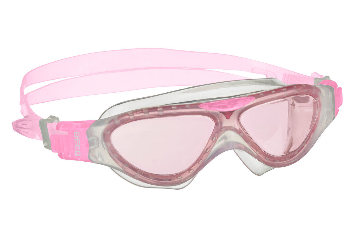 BECO Kinder-Schwimmbrille Toulon 8+ pink / blau / transparent