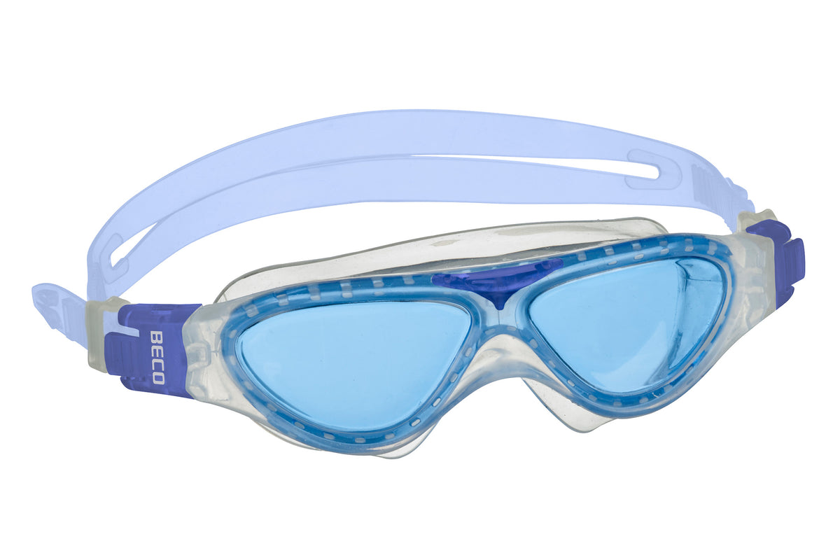 BECO Kinder-Schwimmbrille Toulon 8+ pink / blau / transparent