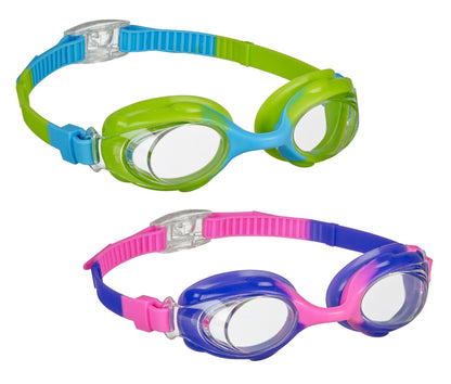 BECO-SEALIFE Kinder-Schwimmbrille Vince 4+ blau-grün / flieder-pink