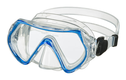 BECO Kinder Tauchermaske Taucherbrille Ancona 4+ rot / blau