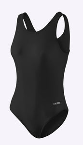 BECO Badeanzug Schwimmanzug Einteiler Größe 36-44 schwarz/blau/pink/marineblau