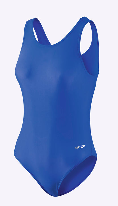 BECO Badeanzug Schwimmanzug Einteiler Größe 36-44 schwarz/blau/pink/marineblau