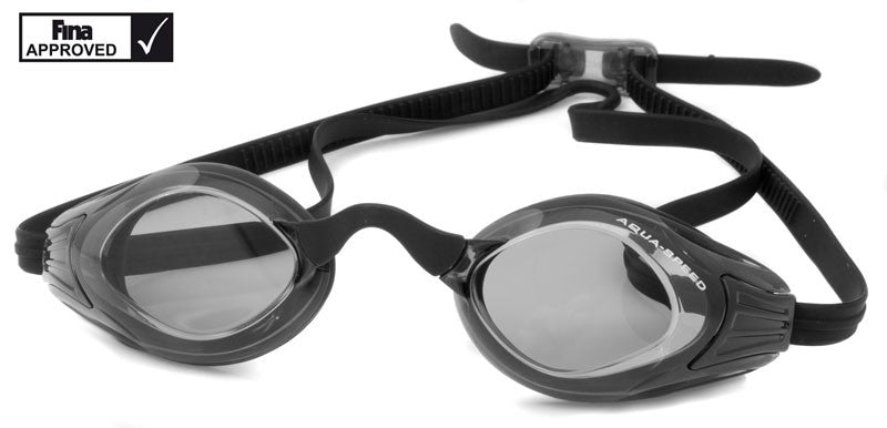 AQUA SPEED Wettkampf Schwimmbrille Blast blau / schwarz / orange Taucherbrille