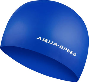AQUA SPEED 3D Badekappe Badehaube Sporthaube Schwimmhaube Silikon