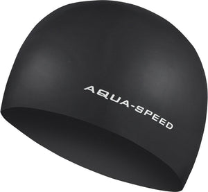 AQUA SPEED 3D Badekappe Badehaube Sporthaube Schwimmhaube Silikon