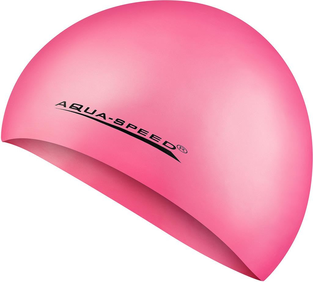 AQUA SPEED Badekappe Badehaube Sporthaube Schwimmhaube MEGA Silikon