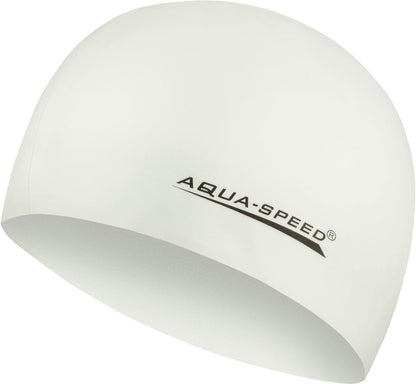 AQUA SPEED Badekappe Badehaube Sporthaube Schwimmhaube MEGA Silikon
