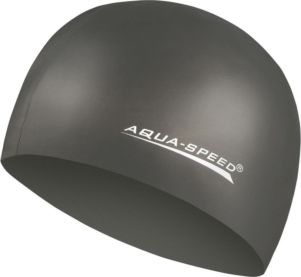 AQUA SPEED Badekappe Badehaube Sporthaube Schwimmhaube MEGA Silikon