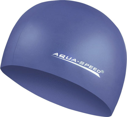 AQUA SPEED Badekappe Badehaube Sporthaube Schwimmhaube MEGA Silikon