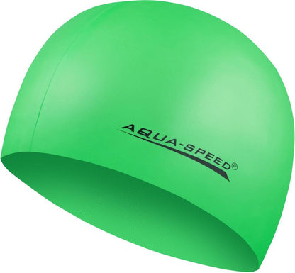 AQUA SPEED Badekappe Badehaube Sporthaube Schwimmhaube MEGA Silikon