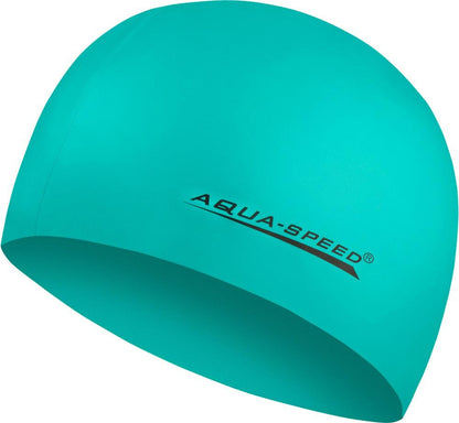 AQUA SPEED Badekappe Badehaube Sporthaube Schwimmhaube MEGA Silikon