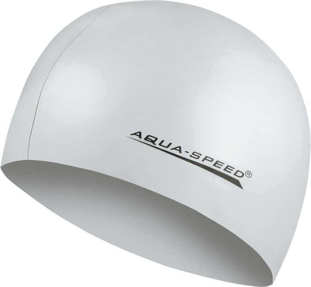 AQUA SPEED Badekappe Badehaube Sporthaube Schwimmhaube MEGA Silikon