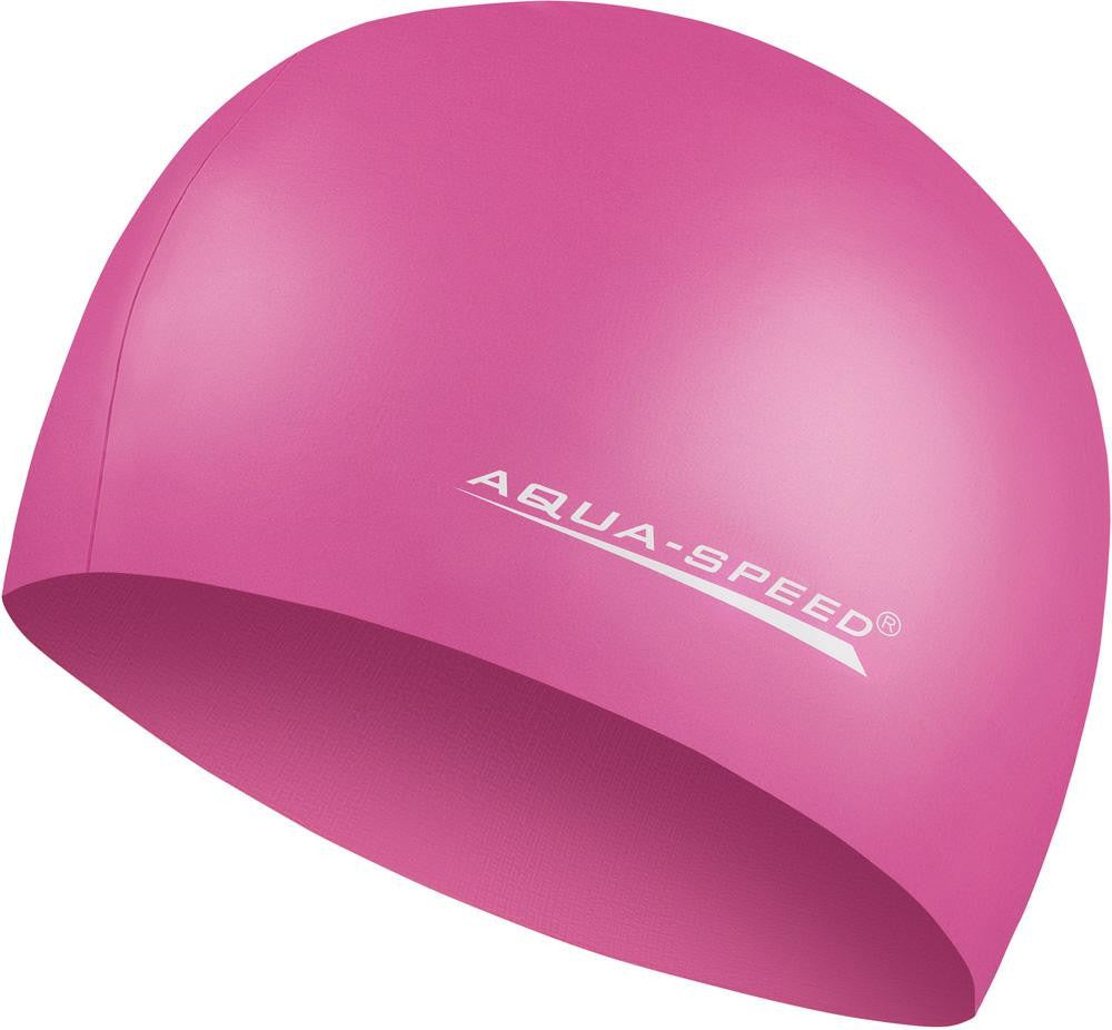AQUA SPEED Badekappe Badehaube Sporthaube Schwimmhaube MEGA Silikon