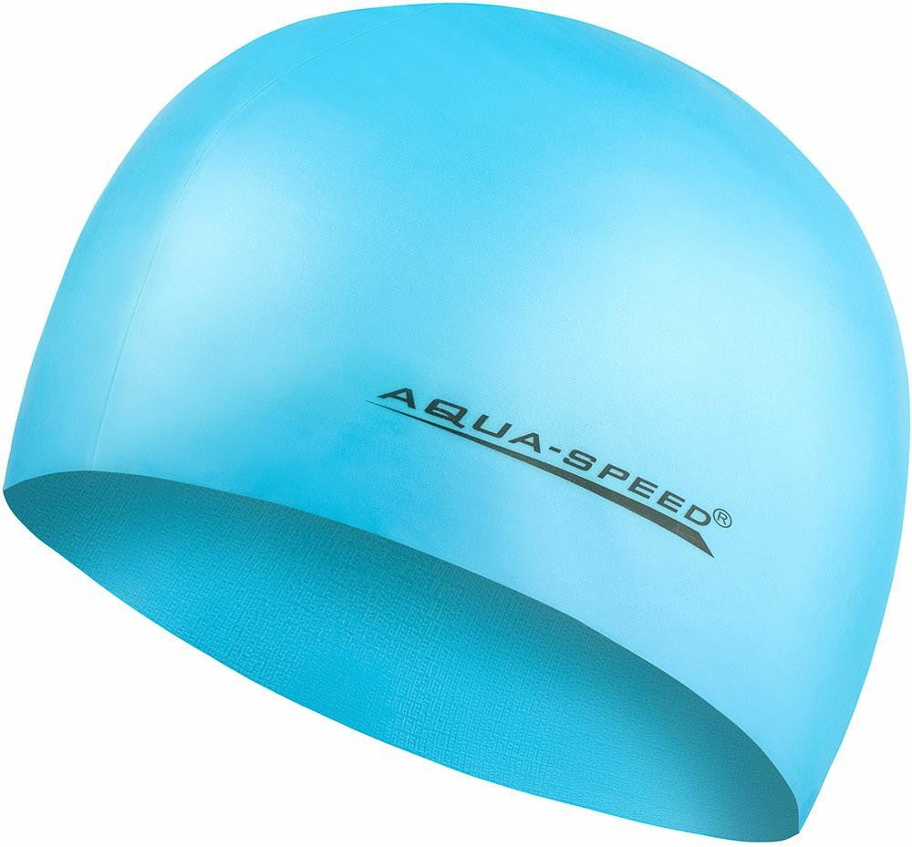 AQUA SPEED Badekappe Badehaube Sporthaube Schwimmhaube MEGA Silikon