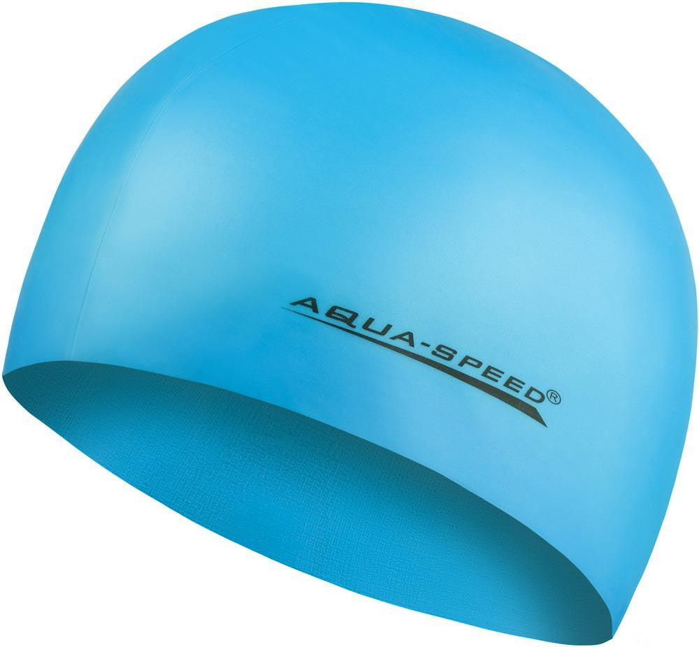 AQUA SPEED Badekappe Badehaube Sporthaube Schwimmhaube MEGA Silikon