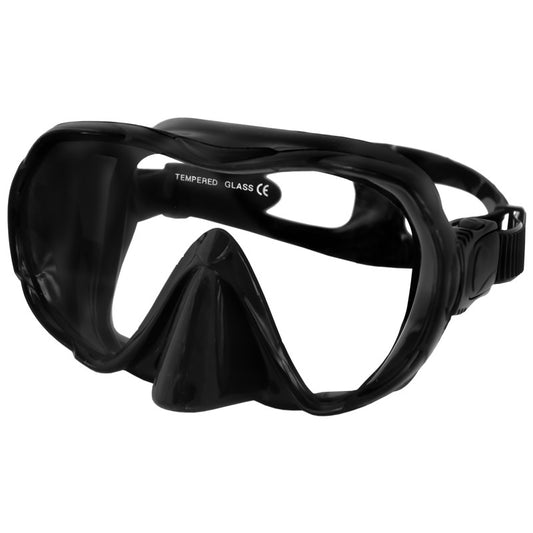 AQUA SPEED Tauchermaske Taucherbrille Ultima schwarz