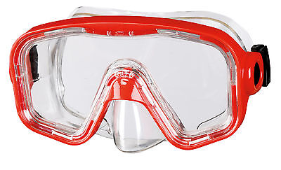 BECO Kinder Tauchermaske Taucherbrille Bahia 12+ gelb / rot / blau