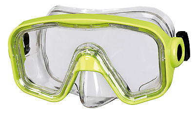 BECO Kinder Tauchermaske Taucherbrille Bahia 12+ gelb / rot / blau