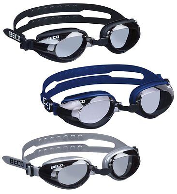 BECO Schwimmbrille Lima schwarz / blau / grau
