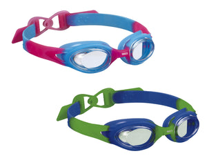 BECO Kinder-Schwimmbrille Accra 4+ blau-pink / blau-grün  NEU/OVP Taucherbrille