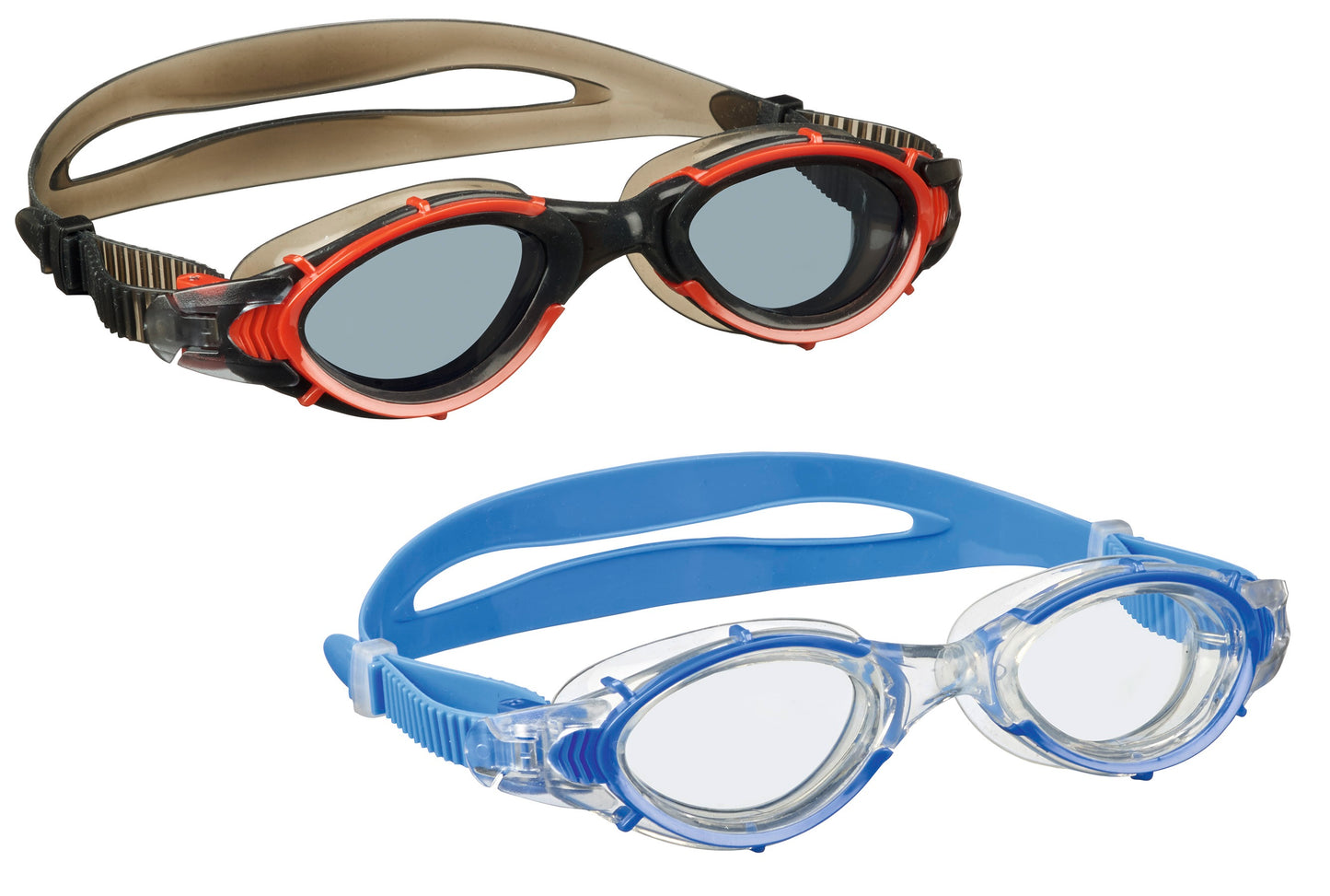 BECO Schwimmbrille Norfolk rot / blau