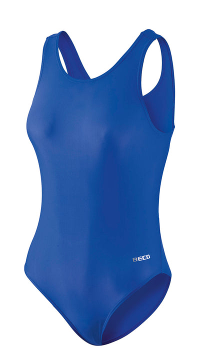 BECO Badeanzug Schwimmanzug Einteiler Größe 36-44 schwarz/blau/pink/marineblau