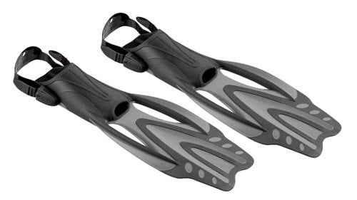 BECO Profi Schwimmflossen Tauchflossen grau Größen 36/39 - 43/45