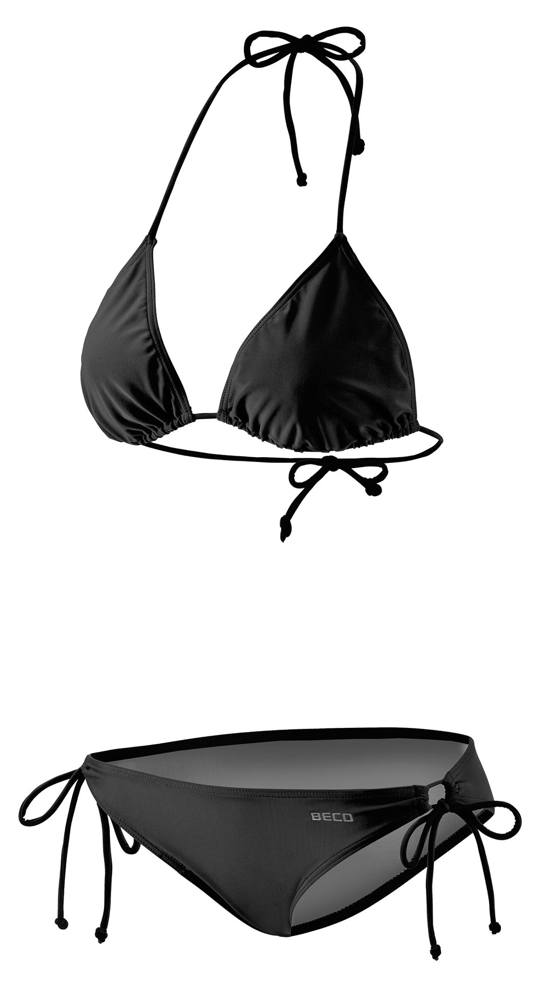 BECO Side Tie Triangel-Bikini Triangle Bikini Badeanzug Größe 34-42