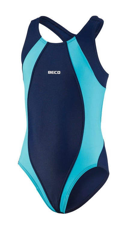 BECO Mädchen Kinder Badeanzug Schwimmanzug Einteiler Größe 116-176