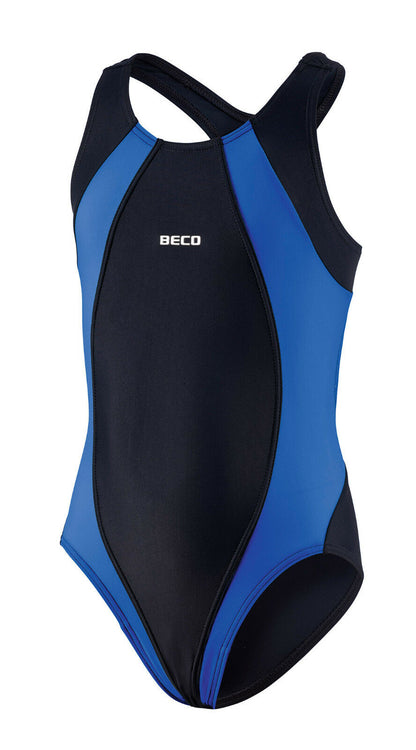 BECO Mädchen Kinder Badeanzug Schwimmanzug Einteiler Größe 116-176