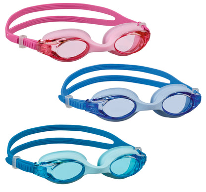 BECO Schwimmbrille Tanger pink / blau / grün