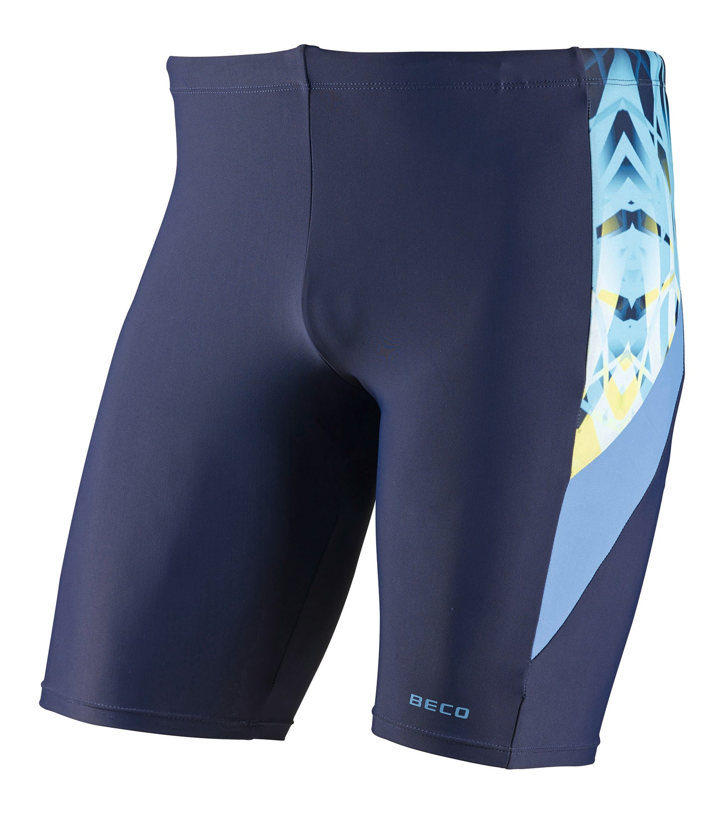 BECO Herren Badehose Jammer shorts Schwimmhose marine/bunt Größe 4,5,6,7,8,9,10