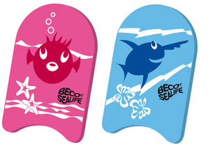 BECO SEALIFE Kinder Kick Board Schwimmbrett Wasserbrett pink / blau