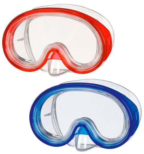 BECO Taucherbrille Tauchermaske Kinder Havanna 8+ rot / blau