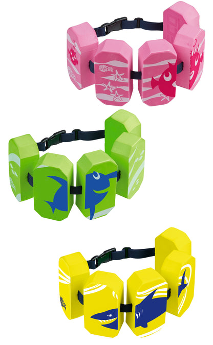 BECO Sealife Schwimmhilfe Schwimmgürtel 5-Block  grün/pink