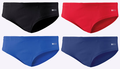 BECO Kinder Jungen Badehose Schwimmhose Größe 4-9 schwarz / blau / rot / marine