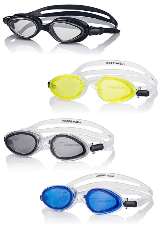 AQUA SPEED Kinder/Jugend - Schwimmbrille Sonic verschiedene Farben Taucherbrille