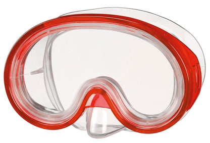 BECO Taucherbrille Tauchermaske Kinder Havanna 8+ rot / blau